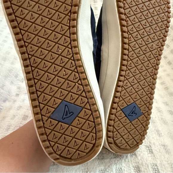 Sperry Blue Suede High Tops - Picture 6 of 9